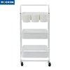 3 Tier Multi-Function Kitchen Rolling Organizer Hotel Service Storage Rack Trolley Cart