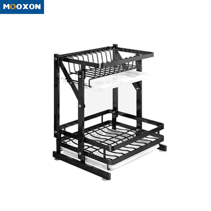 Home Stainless Steel Kitchen Dish Drying Rack Organizer Storage Shelf