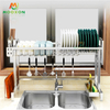 Stainless Steel Kitchen Storage Rack Adjustable Dish Drying Drainer Stand Chopping Board Holder 