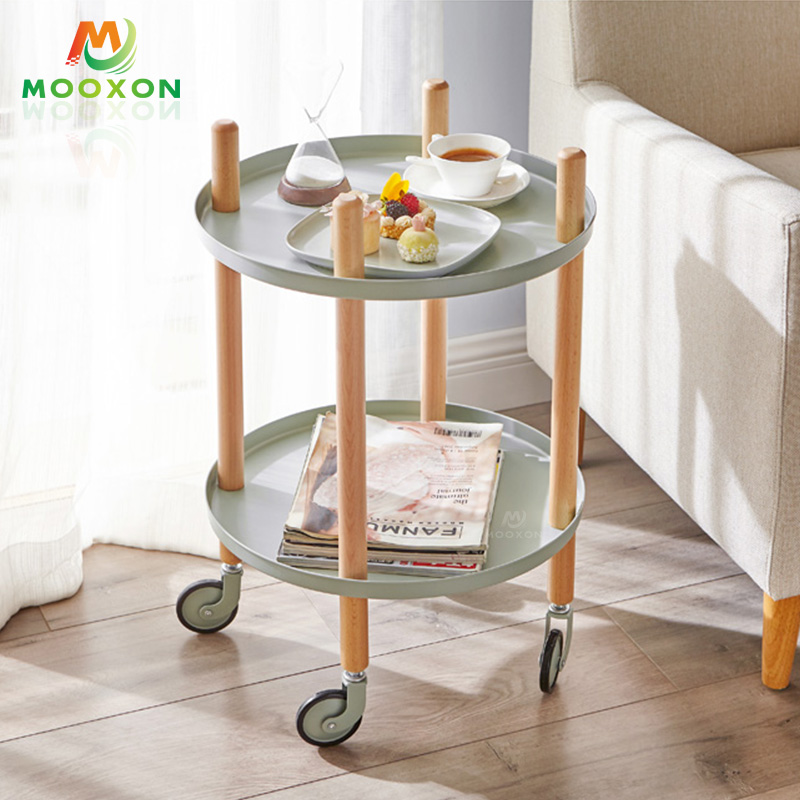 Rolling Storage Trolley Bathroom Kitchen Living Room Storage Trolley Cart