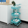 Space Save Home Furniture Kitchen Island Cart Storage Rack Storage Rolling Trolley Cart 