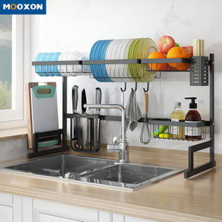 DIY Tiered Metal Kitchen Plate Rack Dish Rack And Drainboard On Over Sink 