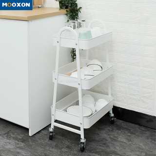Indoor Home Kitchen Multifunctional Storage Holder In Hand Cart Trolley