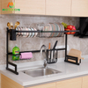 Space Save Stainless Steel 91 Cm Kitchen Rack Dish 2 Layer Over Sink Home Storage Holder 