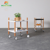 High Quality Multifunction Bathroom Storage Rack in Hand Trolley Cart 