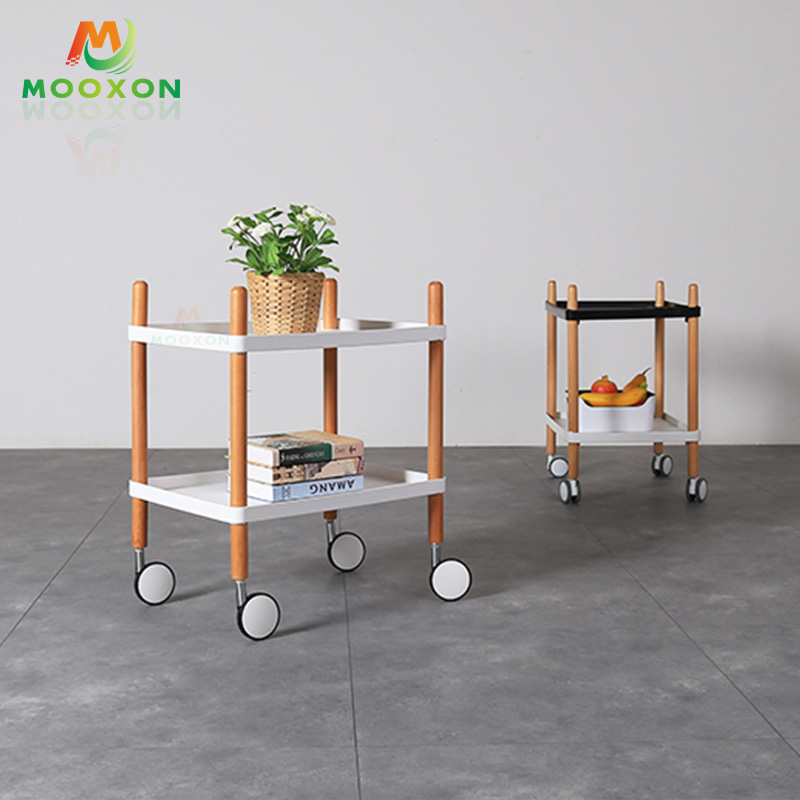 High Quality Multifunction Bathroom Storage Rack in Hand Trolley Cart 