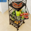 Multifunction Rust-proof Rotatable Storage Basket Organizer Fruit Bowl Bread Vegetable Holder Basket 