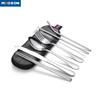 Convenient 7 Pieces Stainless Steel Camping Utensils Forks Spoons Knives Set 